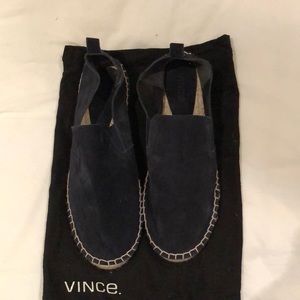*NEW* Vince Navy Suede Espadrilles Women’s Size 10
